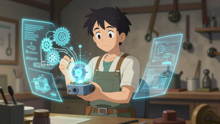 Visual representation of "innovator" - A person who introduces and uses new ideas, methods, or technology