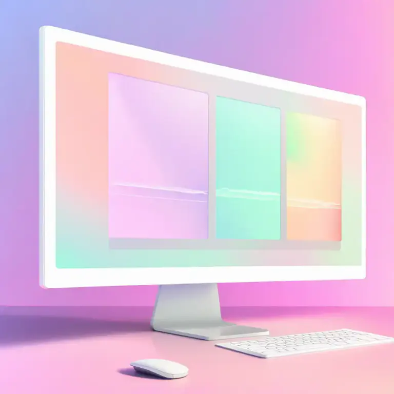 Visual representation of "palette" - The range of colors or patterns available for a particular product or range of products, especially computer accessories or screen displays.