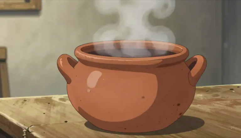 Visual representation of "olla" - A traditional Spanish cooking pot, often made of clay or ceramic, used for preparing stews and other dishes.