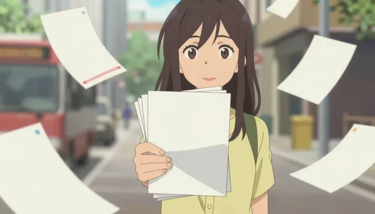 Visual representation of "flyer" - A small piece of paper with information, used for advertising.