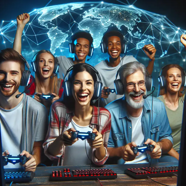 Visual representation of "multiplayer" - A person who plays a multiplayer game or participates in a multiplayer activity.