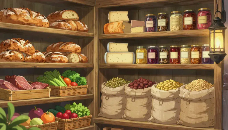 Visual representation of "victuals" - Food fit for eating