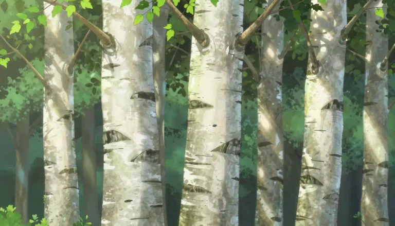 Visual representation of "birch" - A type of tree with light colored bark.