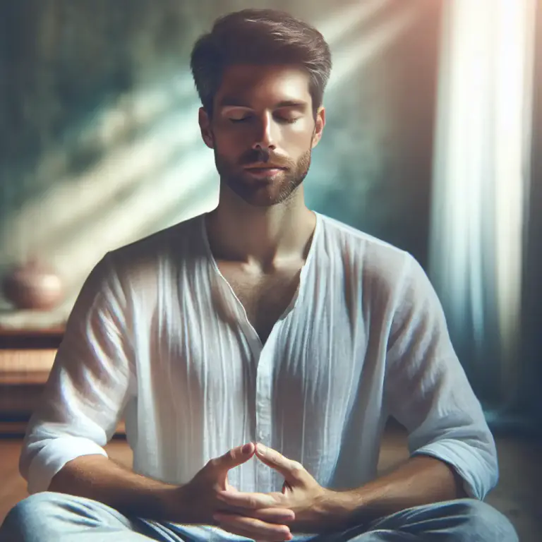 Visual representation of "contemplate" - To concentrate on a specific object, thought, or action as a spiritual practice.