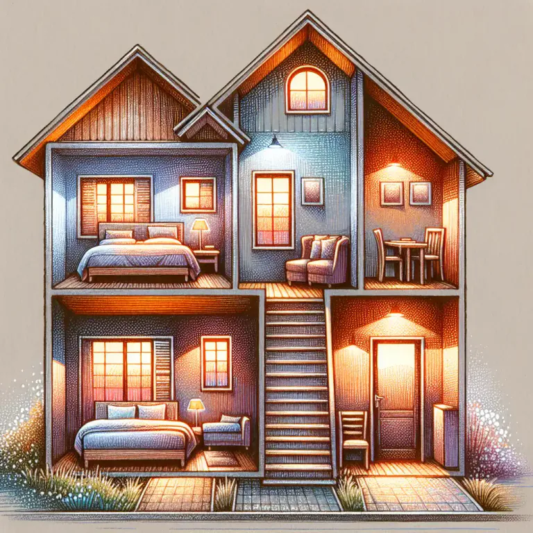 Visual representation of "two" - Describing something that is made up of two parts or units