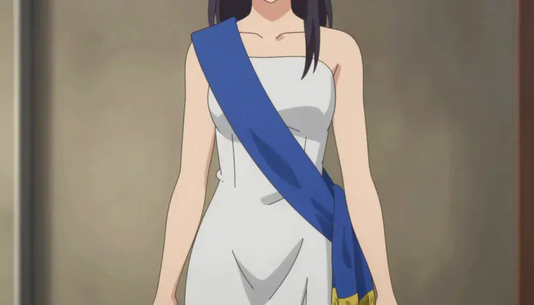 Visual representation of "sash" - A long strip or band of fabric worn around the waist or over one shoulder