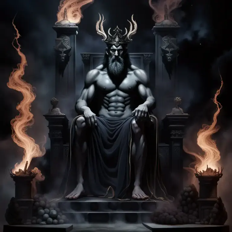 Visual representation of "underworld" - In mythology, it is a place where the souls of the dead exist.