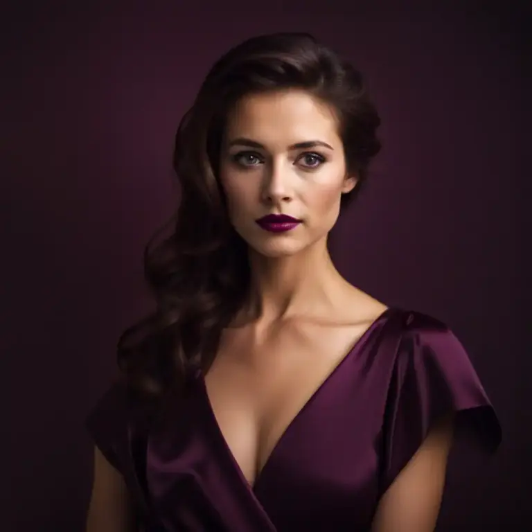 Visual representation of "plum" - A dark purple color