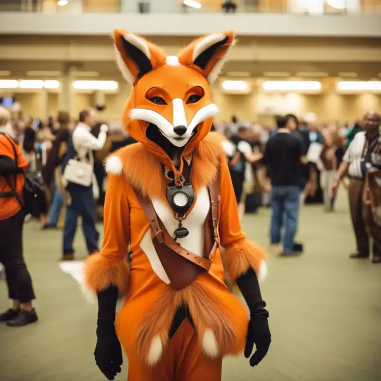 Visual representation of "furry" - A person who is a fan of anthropomorphic animals, characters that have human qualities.