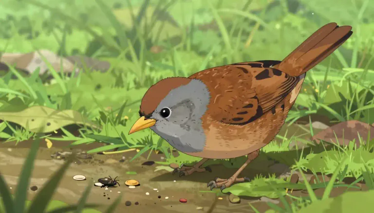 Visual representation of "dunnock" - A small European bird that is mostly brown in color.