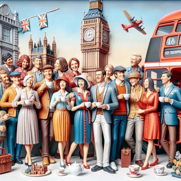 Visual representation of "british" - The people of Britain
