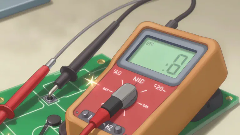 Visual representation of "voltmeter" - A tool that measures the amount of electrical pressure, or voltage, in an electrical circuit.