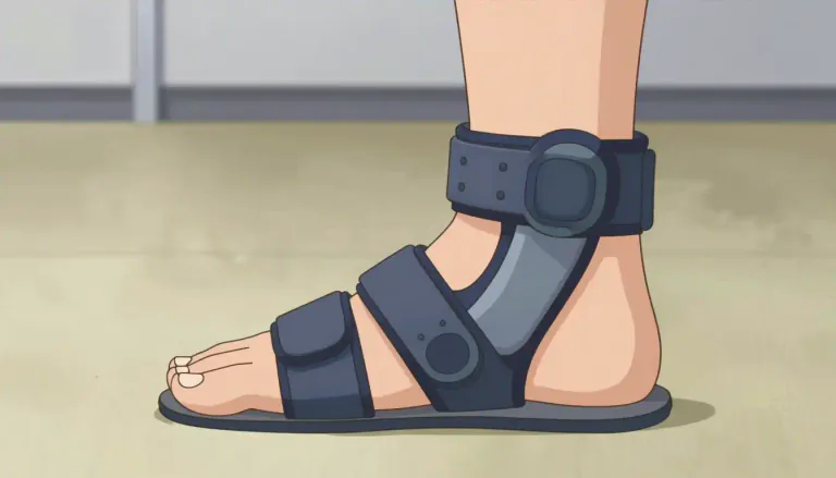 Visual representation of "orthotic" - Related to a device or support that is designed to help with a physical disability or correct problems with the body.