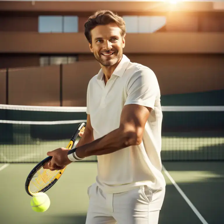 Visual representation of "tennis" - The racket used in this sport.