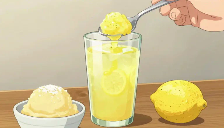 Visual representation of "sherbet" - A sweet powder used to make a drink or add flavor to a dessert