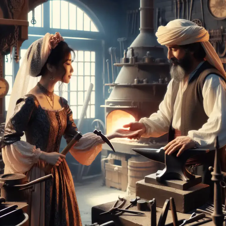 Visual representation of "handmaiden" - Something that provides help or support to something more important.