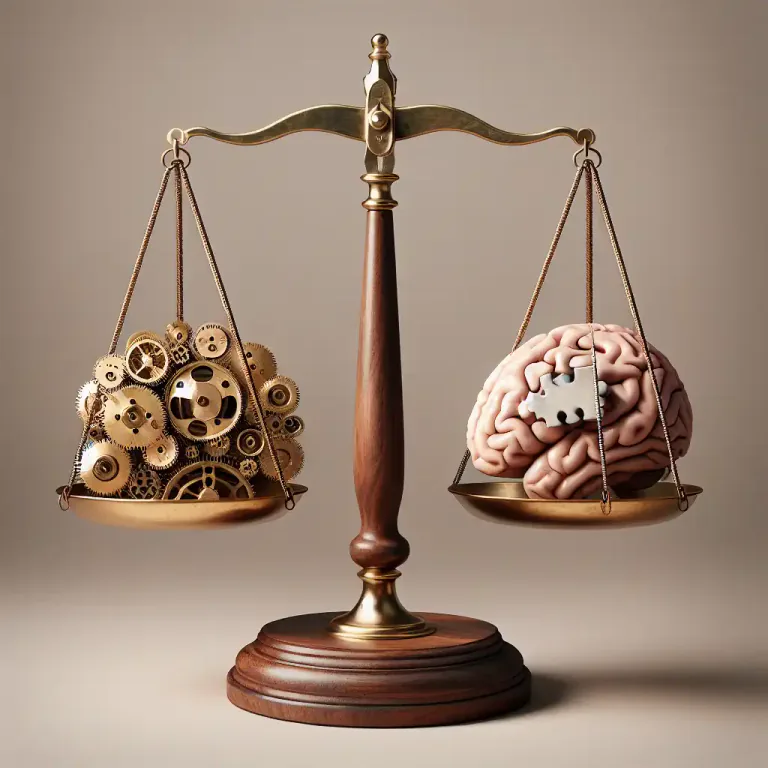 Visual representation of "calibration" - The act of adjusting one's perceptions or responses to align with a standard or norm.