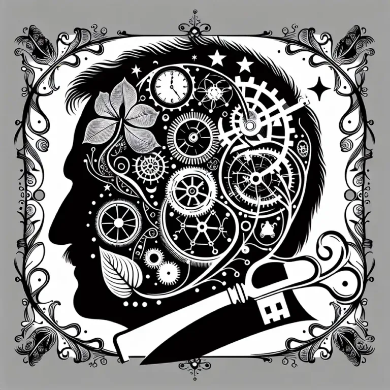 Visual representation of "synchronicity" - In psychology, a concept introduced by Carl Jung to describe circumstances that appear meaningfully related but lack a causal connection.