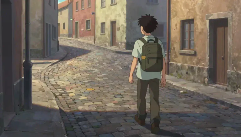 Visual representation of "wander" - to walk or move in a leisurely or aimless way