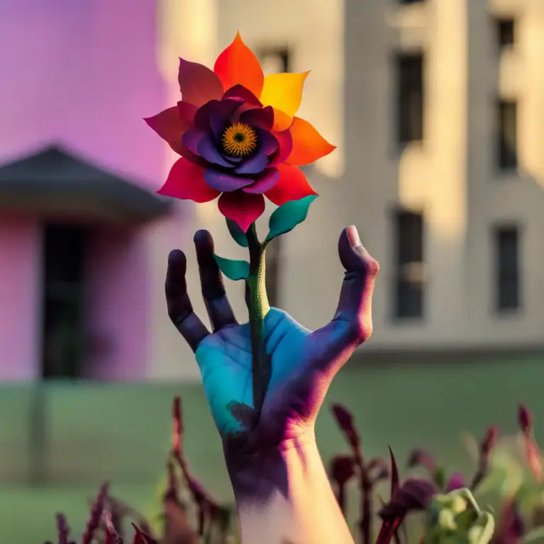 Visual representation of "the dead hand of something" - A situation where the influence or control of the past can restrict progress in the present.