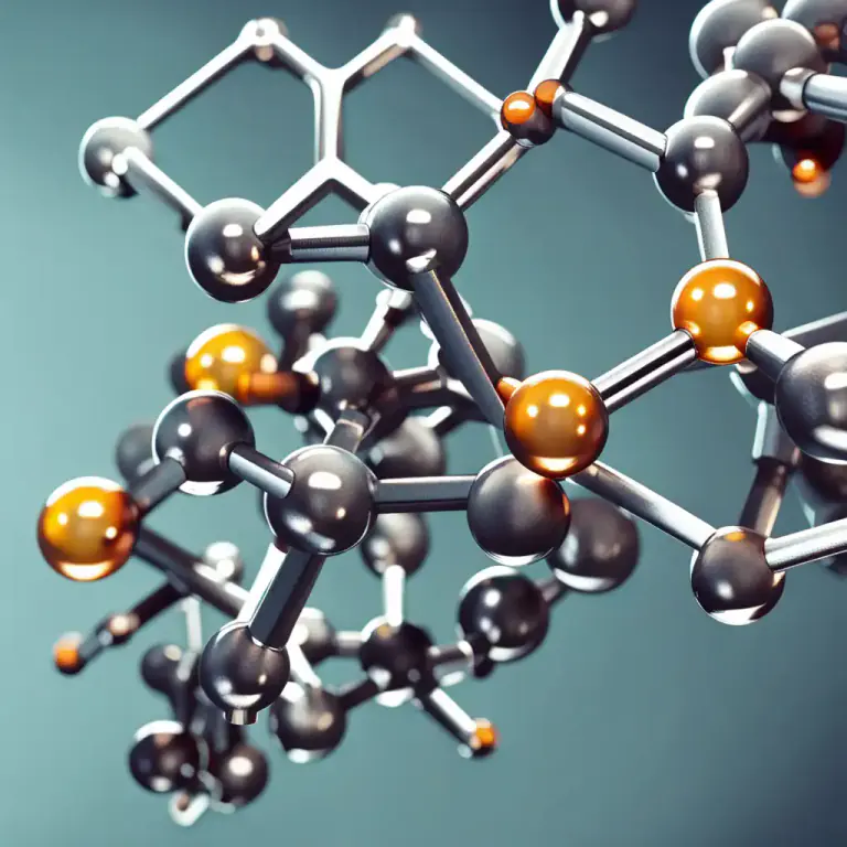 Visual representation of "component" - A distinct atom, molecule, or group of atoms that undergoes a chemical reaction