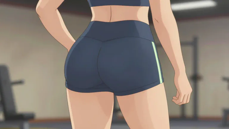 Visual representation of "glutes" - Another term for the muscles in the buttocks