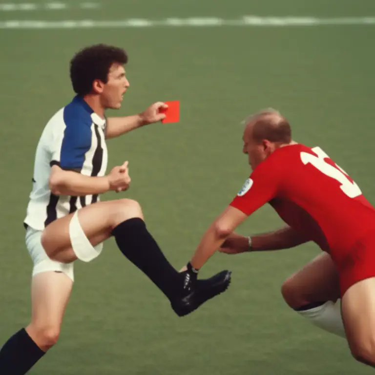 Visual representation of "get your cards" - To receive a penalty, warning or dismissal