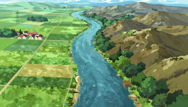 Visual representation of "bord" - A boundary or margin, especially in geographical terms.