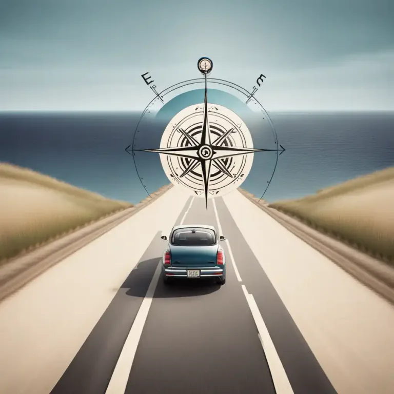 Visual representation of "eastbound" - In the direction of the east