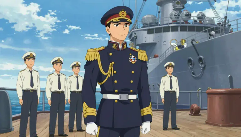 Visual representation of "admiral" - A high ranking officer in the navy