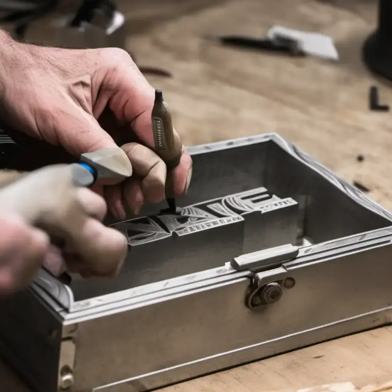 Visual representation of "engraver" - A machine or tool used for carving or etching into a surface.