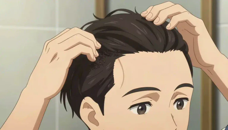 Visual representation of "hairpiece" - A piece of artificial hair worn to cover baldness or to enhance volume and style.