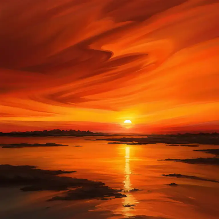 Visual representation of "saffron" - A color that is a rich yellow-orange like that of the spice.