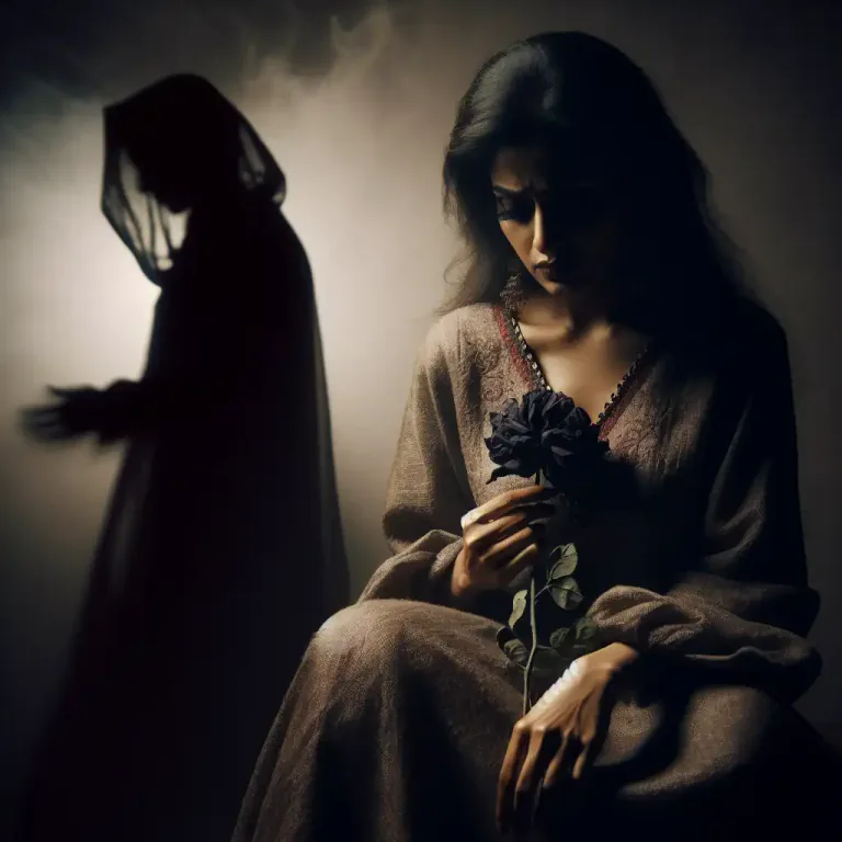 Visual representation of "wormwood" - A symbol of bitterness or sadness