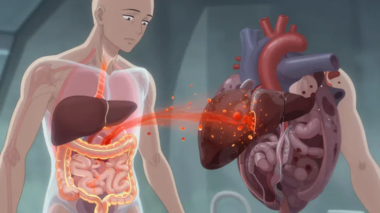 Visual representation of "hemochromatosis" - A medical condition in which the body absorbs too much iron from the food, potentially causing serious health problems.