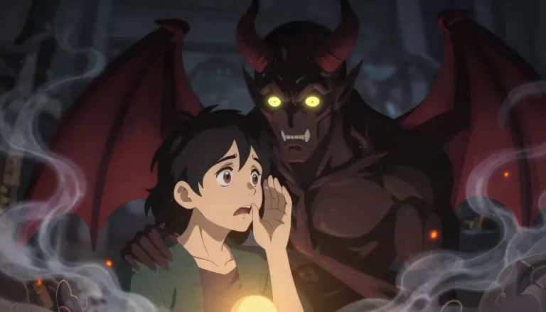 Visual representation of "satan" - Another name for the Devil, who is believed to be an evil spirit in many religions.
