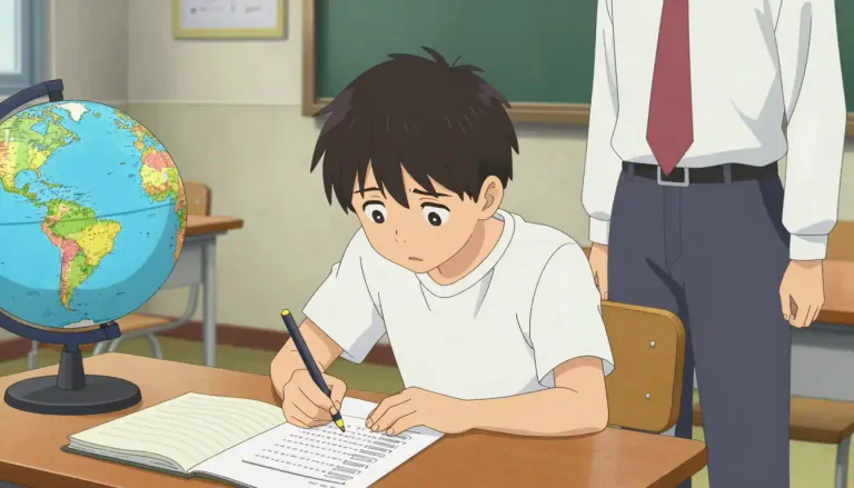 Visual representation of "exam" - A test that checks a person's knowledge or skills in a particular subject.