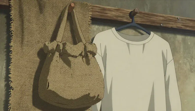 Visual representation of "sackcloth" - a rough fabric usually made from goats hair, used in the past for making bags and clothes