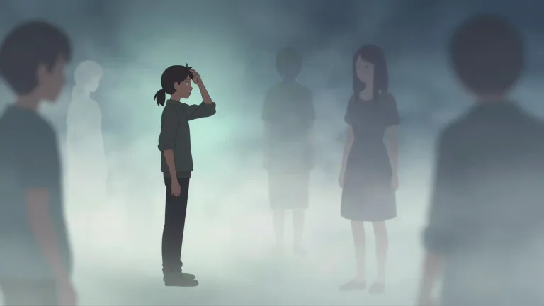 Visual representation of "solipsism" - The belief that only one's own mind is sure to exist.