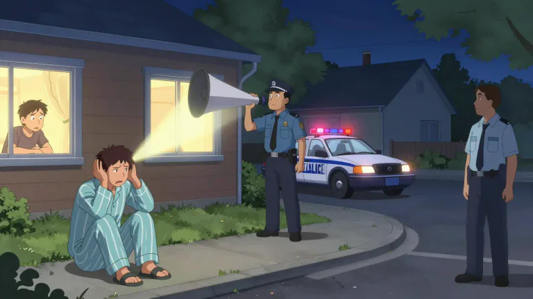 Visual representation of "nuisance" - In law, a person or thing causing trouble or harm that is unfair