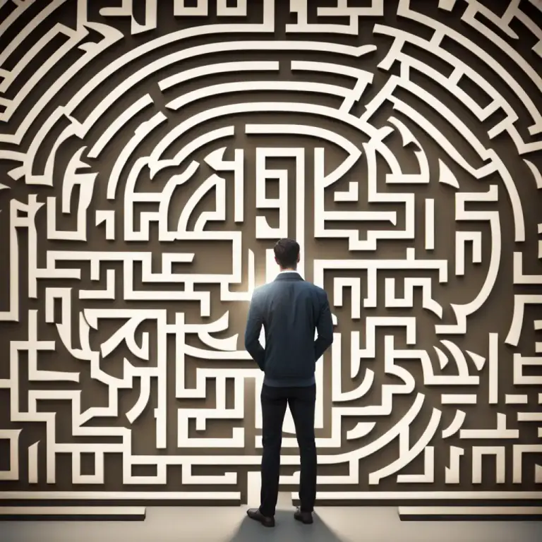 Visual representation of "enter into" - To start to be involved in a complicated situation