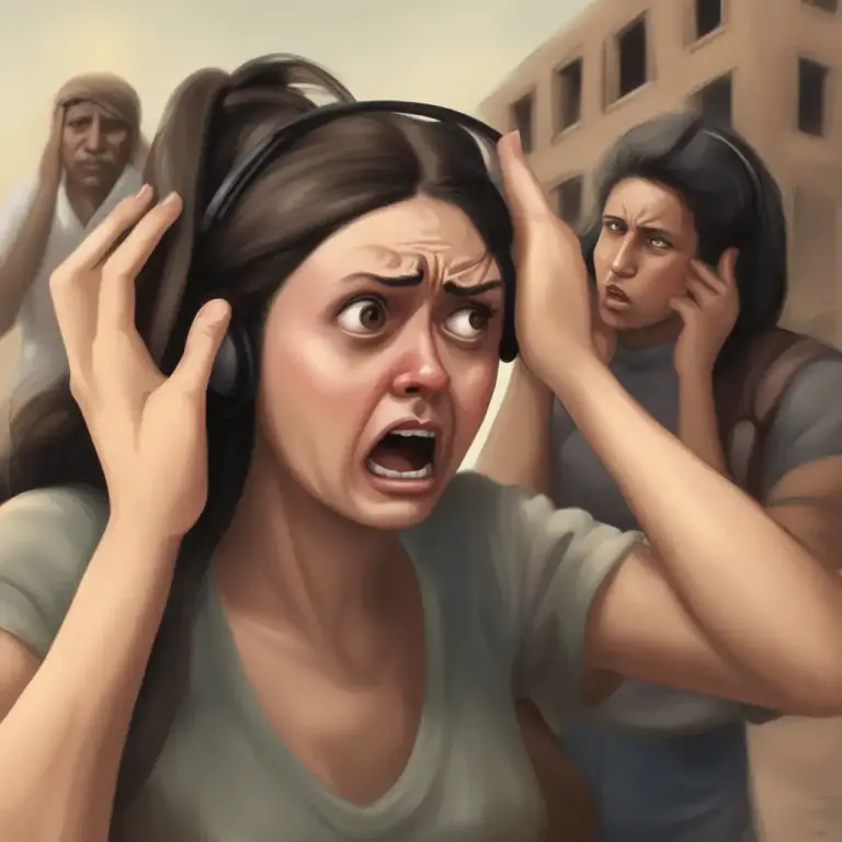 Visual representation of "shut/close your ears to something" - To deliberately ignore or refuse to acknowledge something