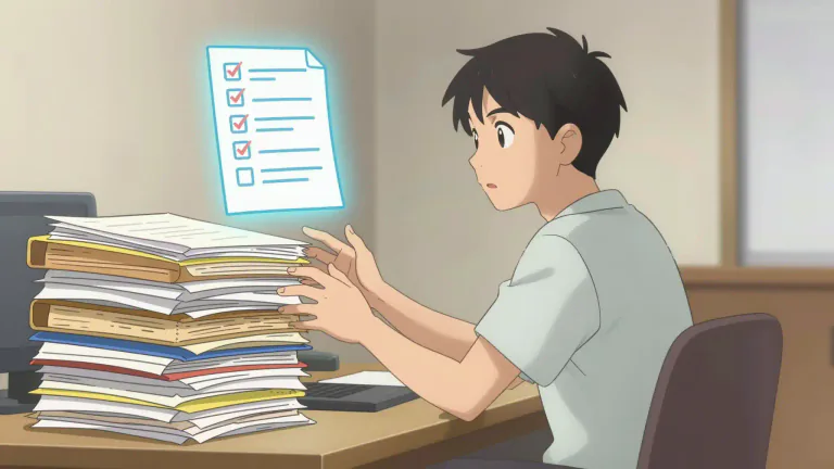 Visual representation of "work" - A task or tasks to be undertaken.