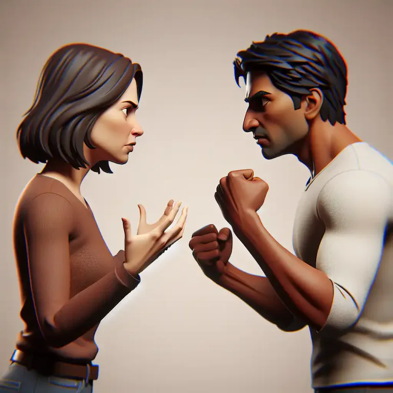 Visual representation of "exchange" - An argument or discussion.
