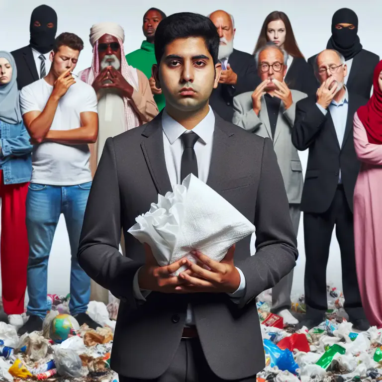 Visual representation of "contaminate" - To negatively influence someone's thoughts, feelings or actions, often in a harmful or immoral way.