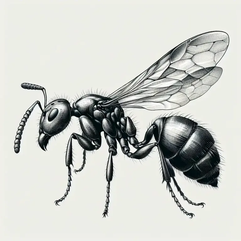 Visual representation of "thoracic" - In insects, related to the part which bears the wings and legs.