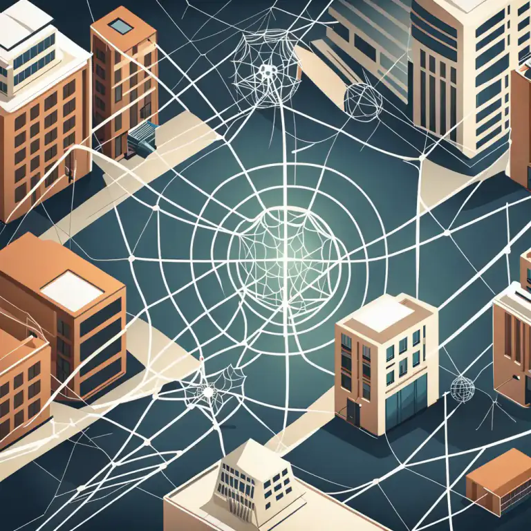 Visual representation of "internet" - A network of networks that consists of private, public, academic, business, and government networks of local to global scope.