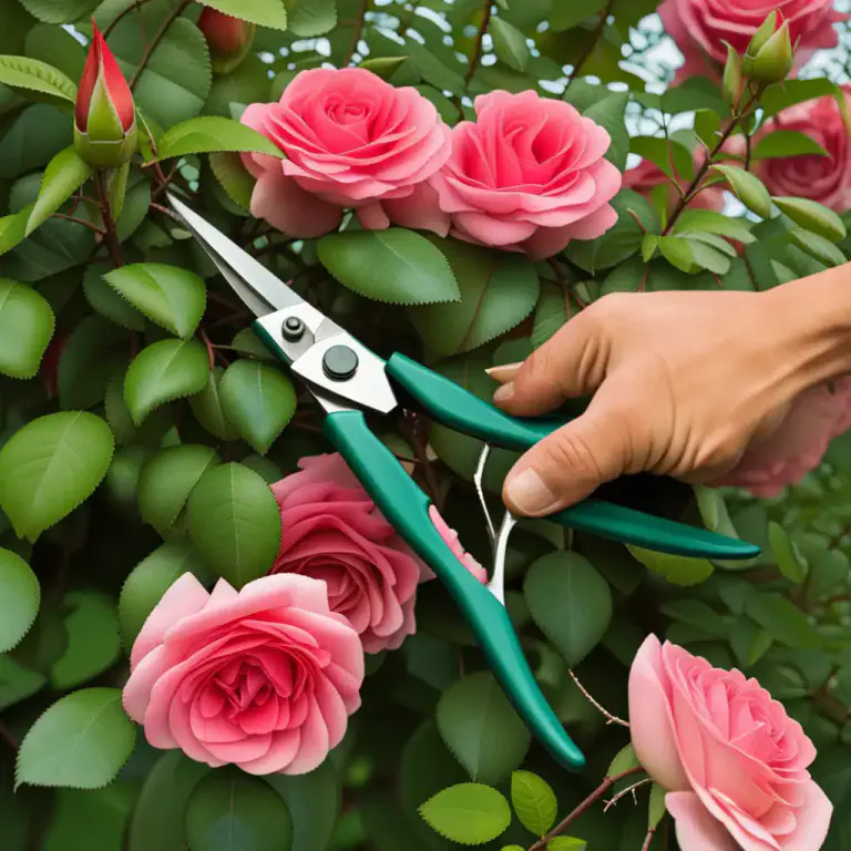 Visual representation of "cut back" - In gardening, to shorten plants by removing excessive growth.