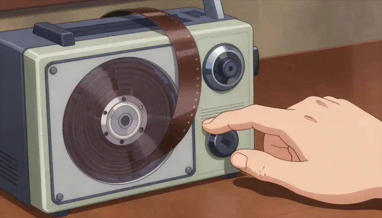 Visual representation of "rewind" - To make something such as a tape, video, or film go back to the beginning.