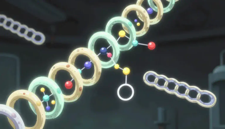 Visual representation of "glycosylated" - Refers to a molecule that has undergone the process of glycosylation, where sugar moieties are attached to proteins or lipids.